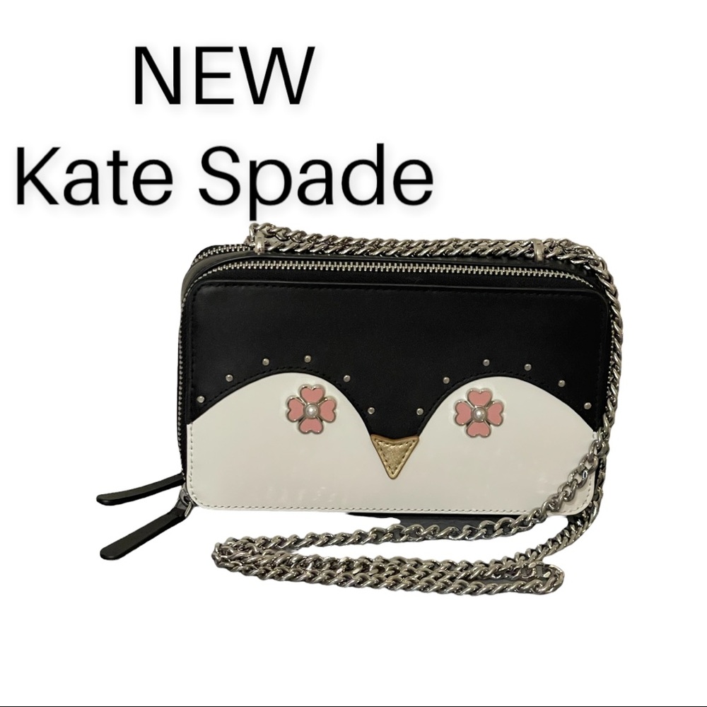 Rare-NWOT-Kate Spade Penguin Small Crossbody🐧